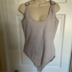 Reflections (Spiegal) Gray Body Suit One-Piece Size L
